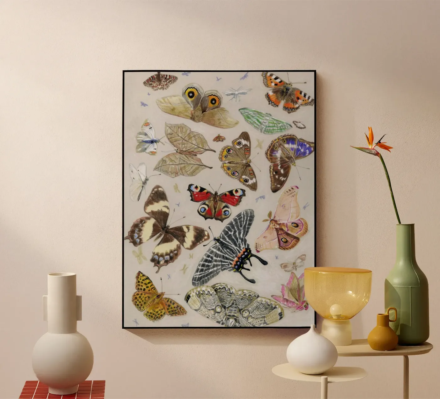 Het Lied Van De Vlinder plexiglass da Heina Dokter Illustrations