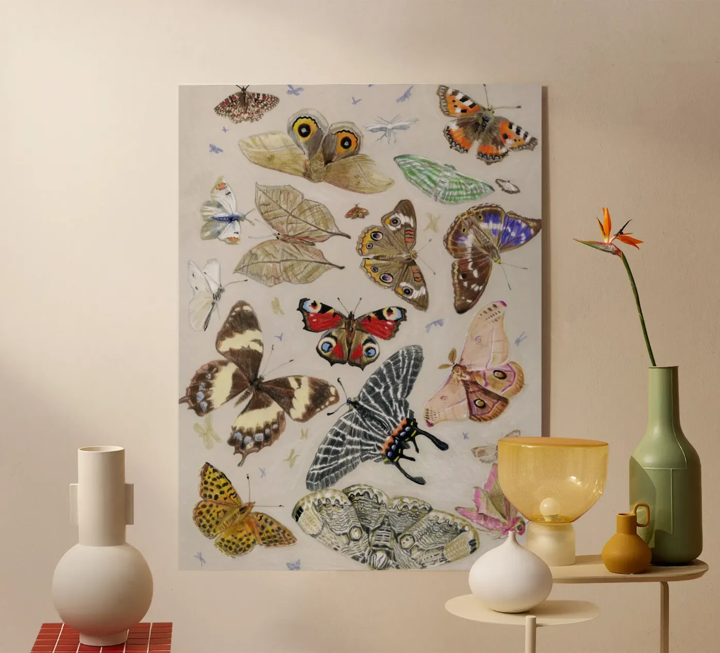 Het Lied Van De Vlinder plexiglass da Heina Dokter Illustrations