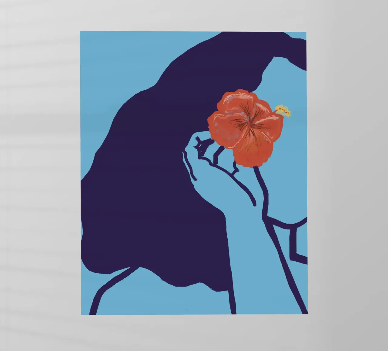 Hibiscus pellicola backlit da tainah negreiros