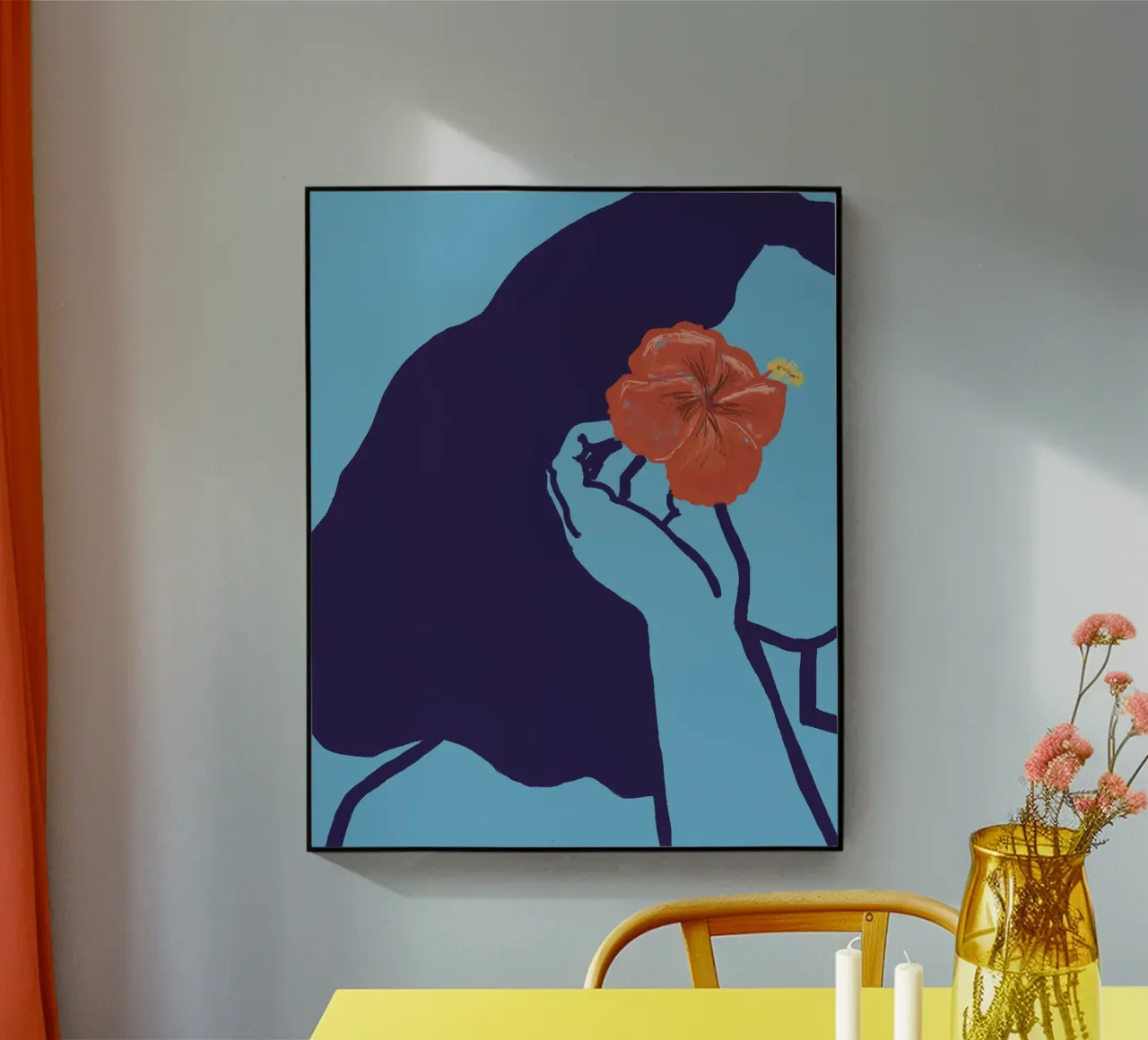 Hibiscus plexiglass da tainah negreiros