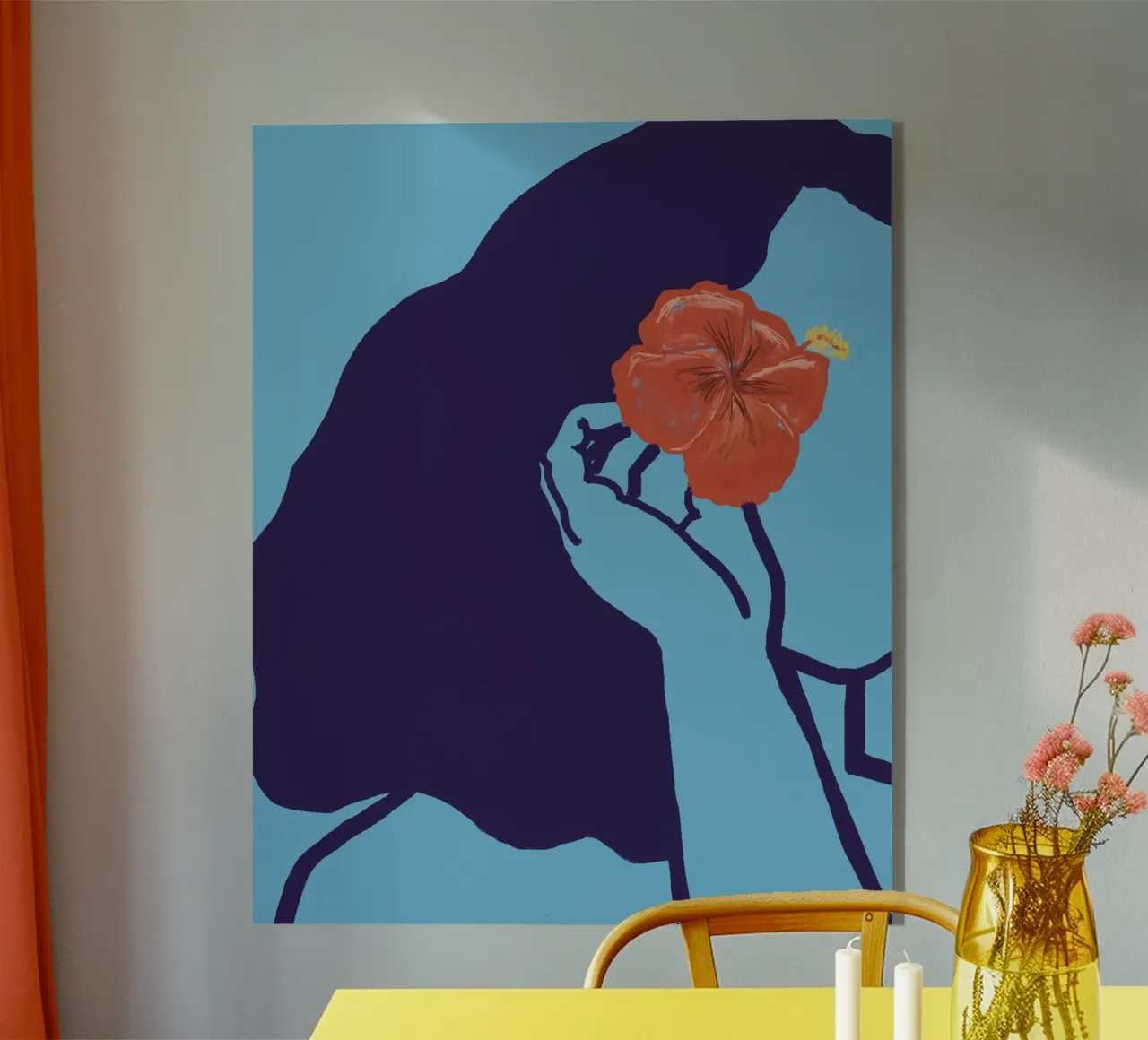 Hibiscus plexiglass da tainah negreiros