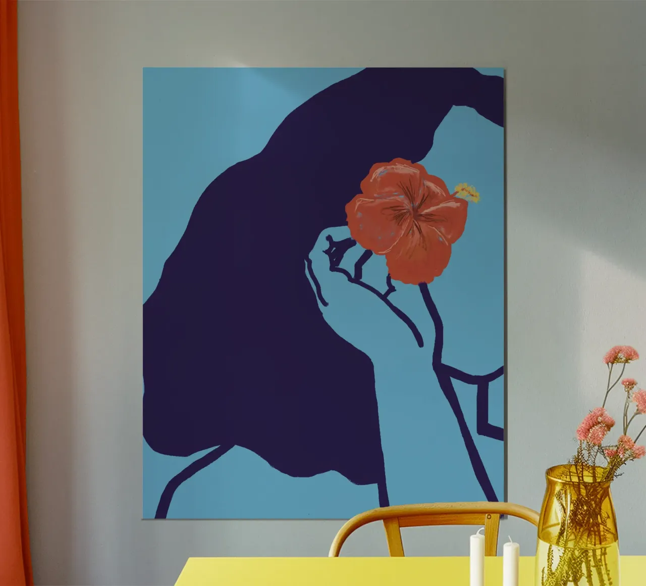 Hibiscus poster da tainah negreiros