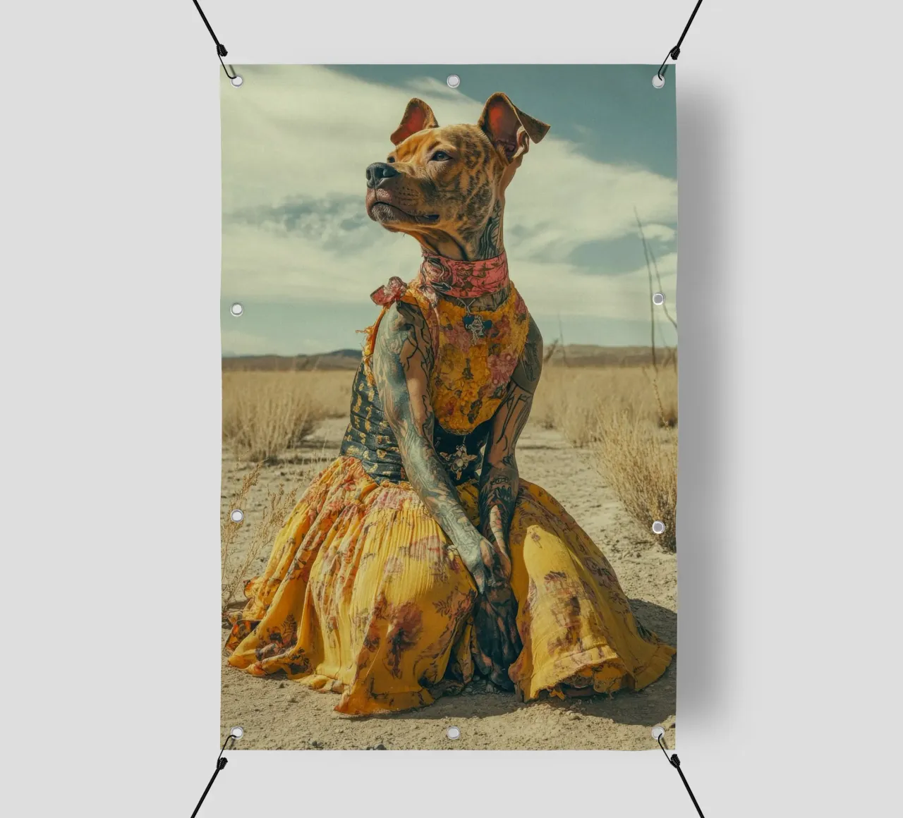 Lola telo in pvc da Affiches Chien Originales – Dogland