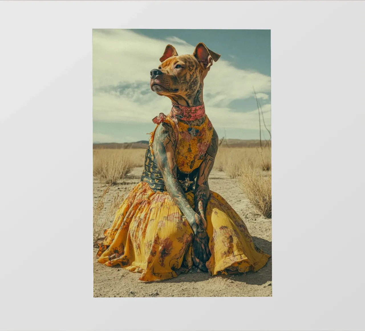 Lola telo in pvc da Affiches Chien Originales – Dogland