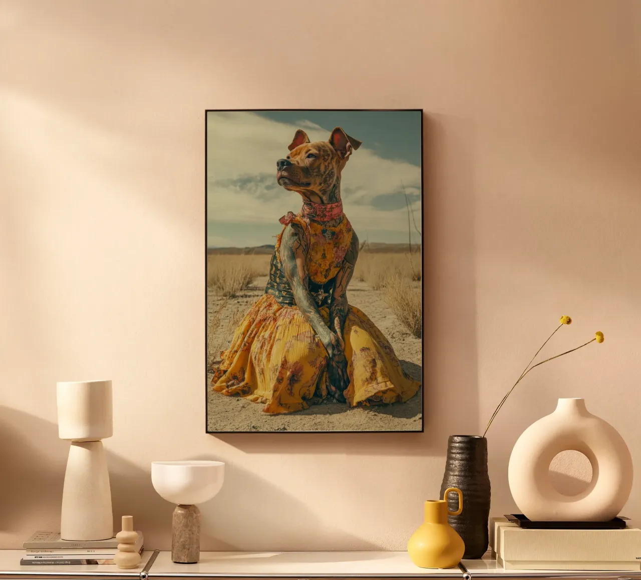 Lola Alu-Dibond von Affiches Chien Originales – Dogland