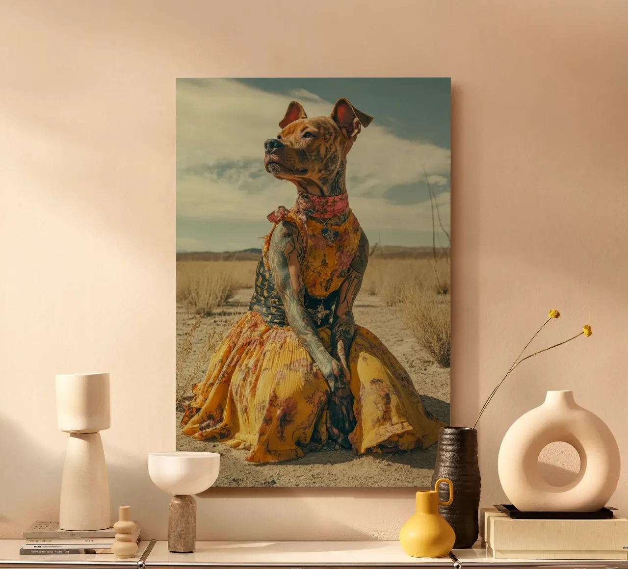Lola Alu-Dibond von Affiches Chien Originales – Dogland