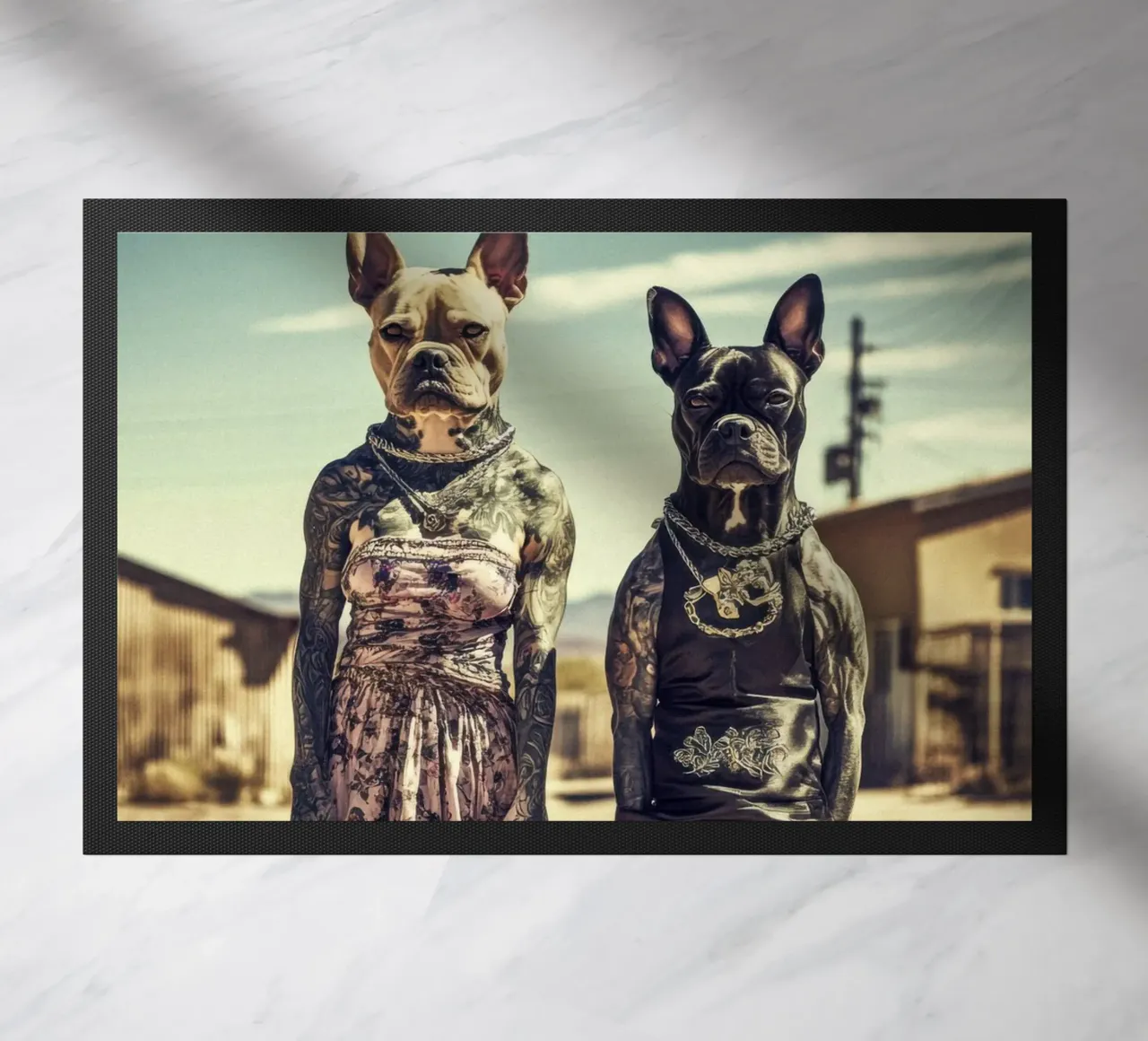 Bonnie & Clara, Las Vegas zerbino da Affiches Chien Originales – Dogland