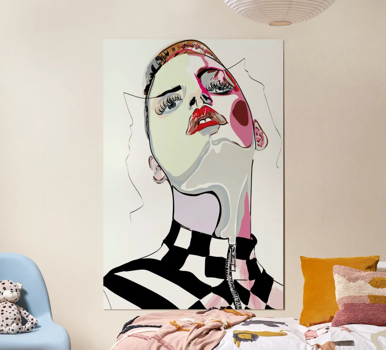 Pretty in Pink 4 poster con telaio in plastica da Marcell Naubert