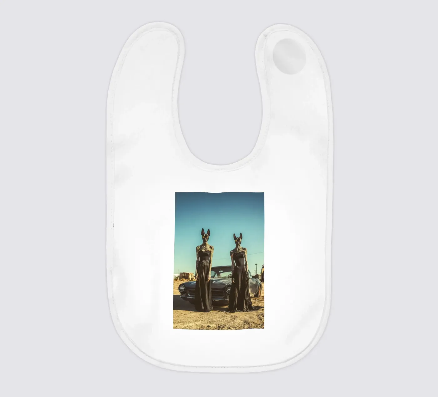 Sofia et Luna baby bib by Affiches Chien Originales – Dogland