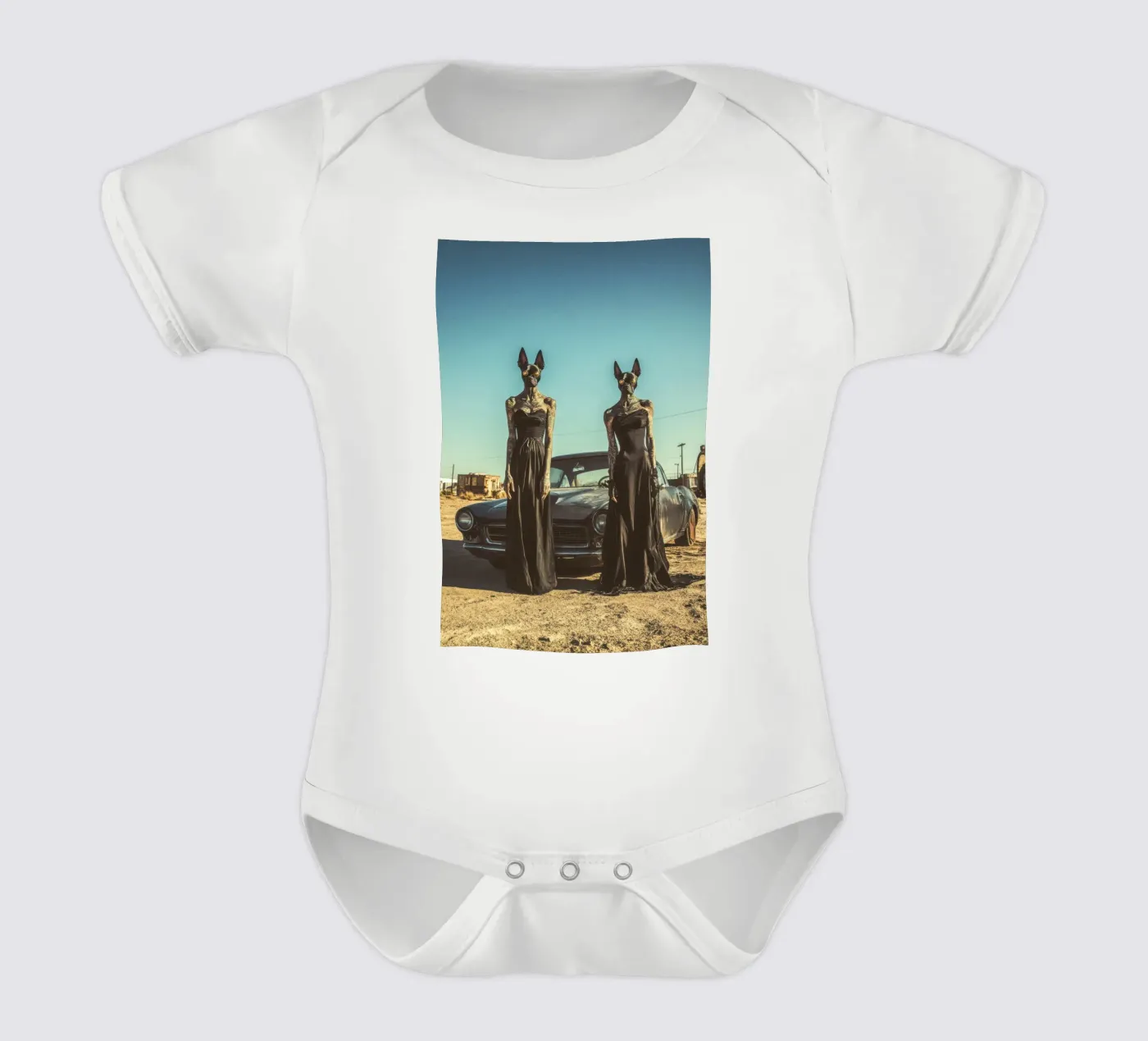 Sofia et Luna body neonato maniche corte da Affiches Chien Originales – Dogland