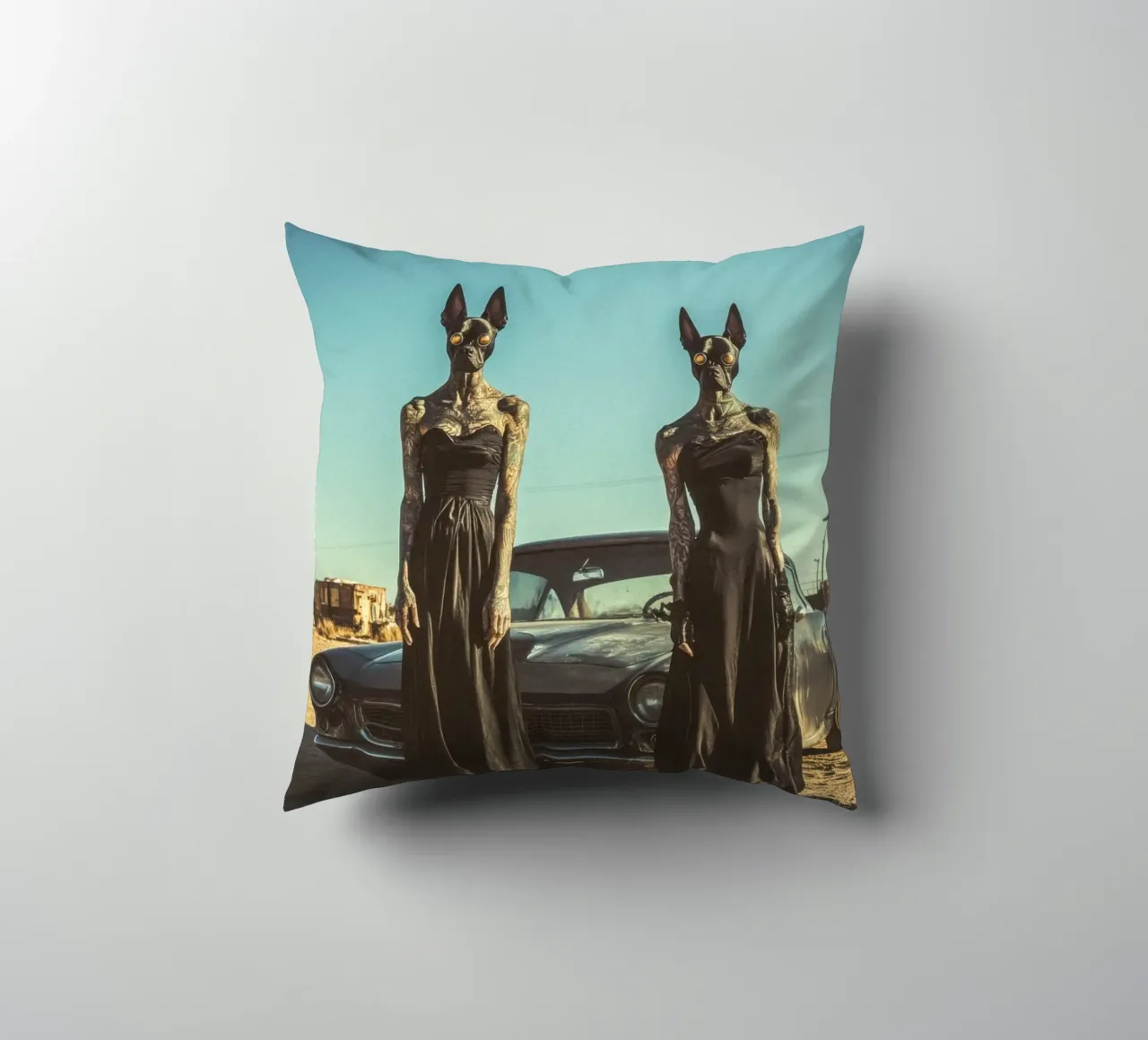 Sofia et Luna cuscino da Affiches Chien Originales – Dogland