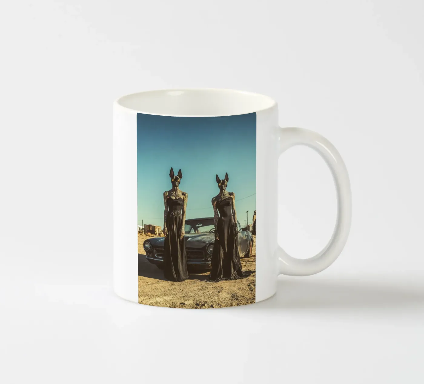 Sofia et Luna ceramic mug by Affiches Chien Originales – Dogland