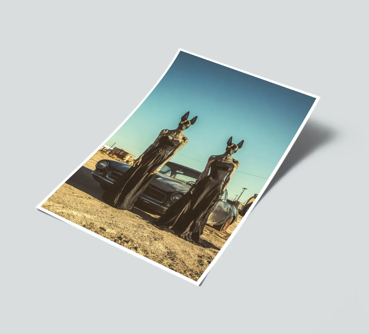 Sofia et Luna foglio adesivo da Affiches Chien Originales – Dogland