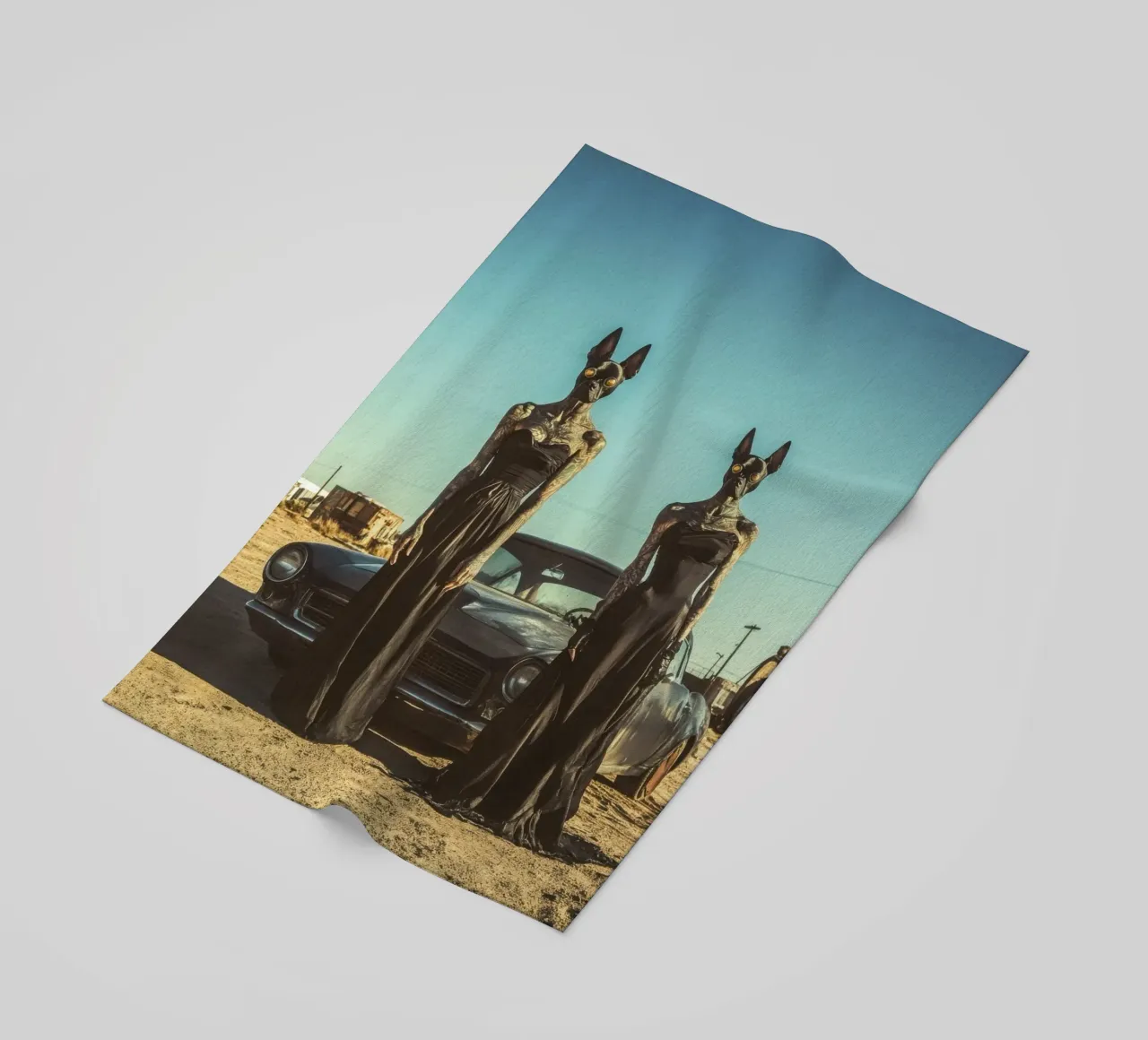 Sofia et Luna telo mare da Affiches Chien Originales – Dogland