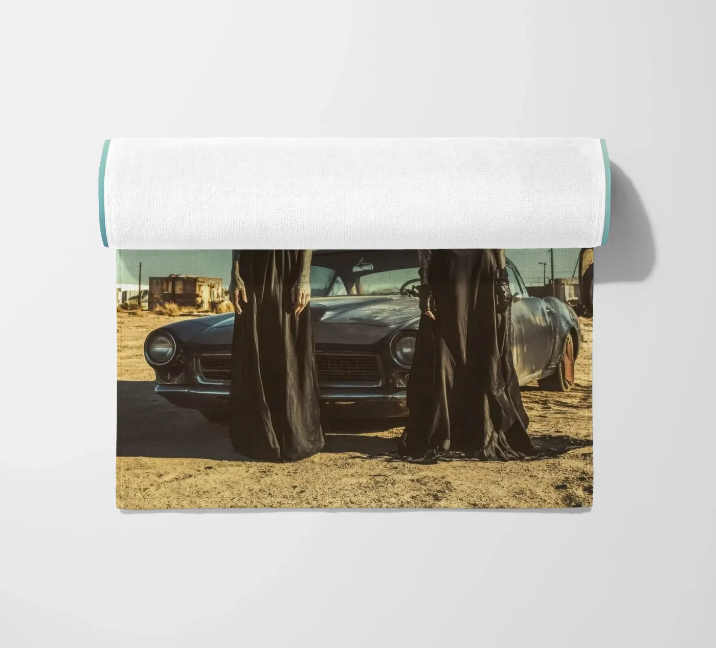 Sofia et Luna strandhanddoek van Affiches Chien Originales – Dogland