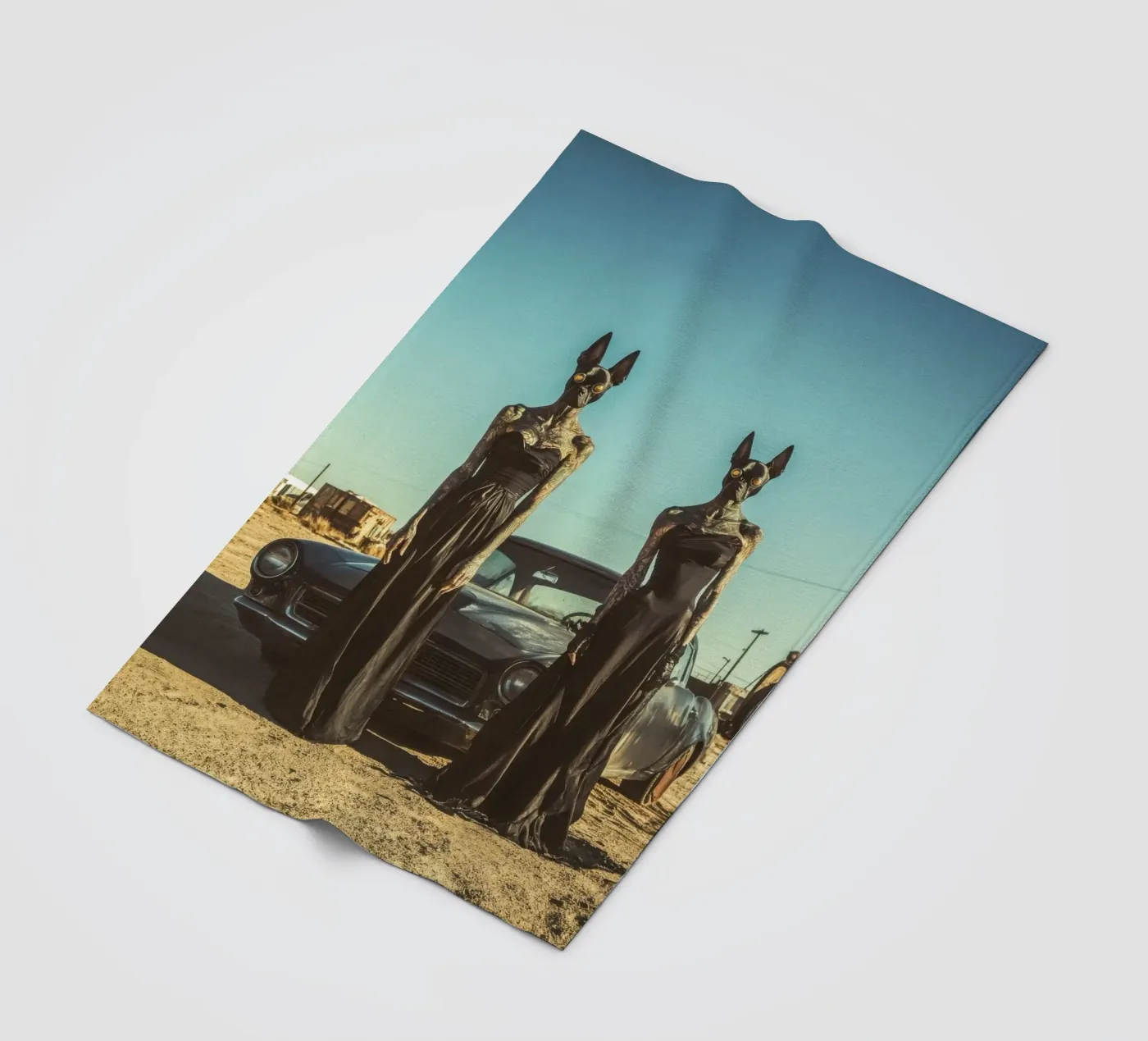 Sofia et Luna fleece blanket by Affiches Chien Originales – Dogland