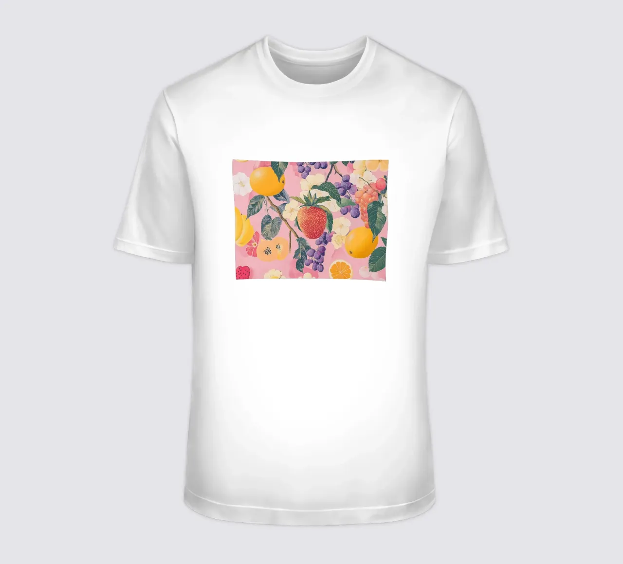 Amor de fresa con flores camiseta de Carinaprint