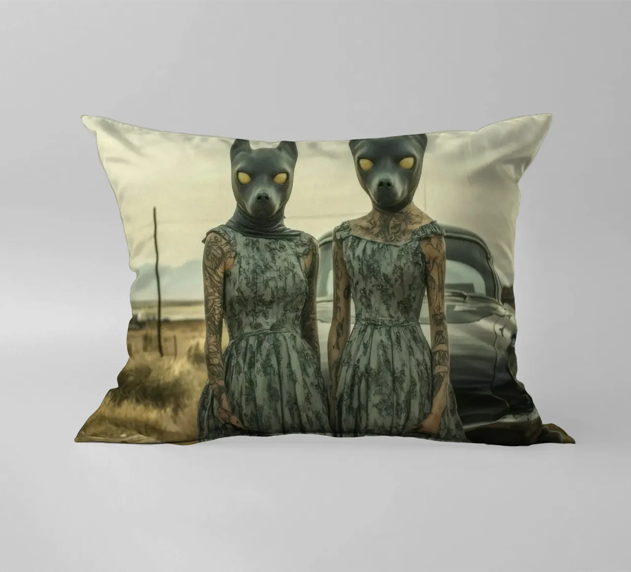 Sarah & Alice cuscino da Affiches Chien Originales – Dogland