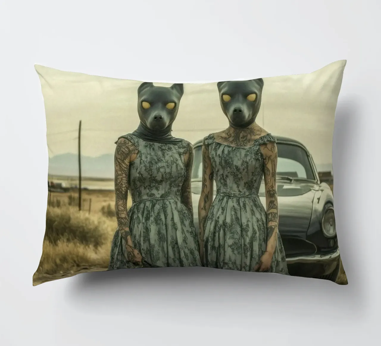 Sarah & Alice cuscino da Affiches Chien Originales – Dogland