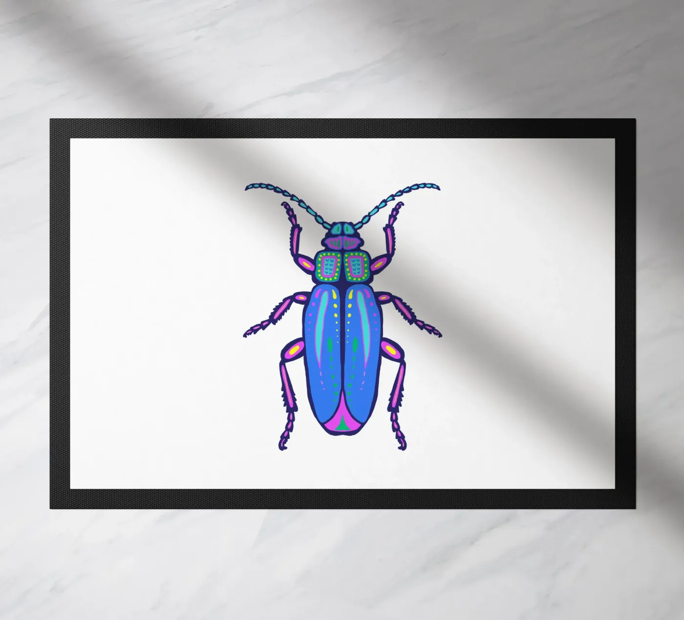 Big Beetle deurmat van Miris bunte Modewelt