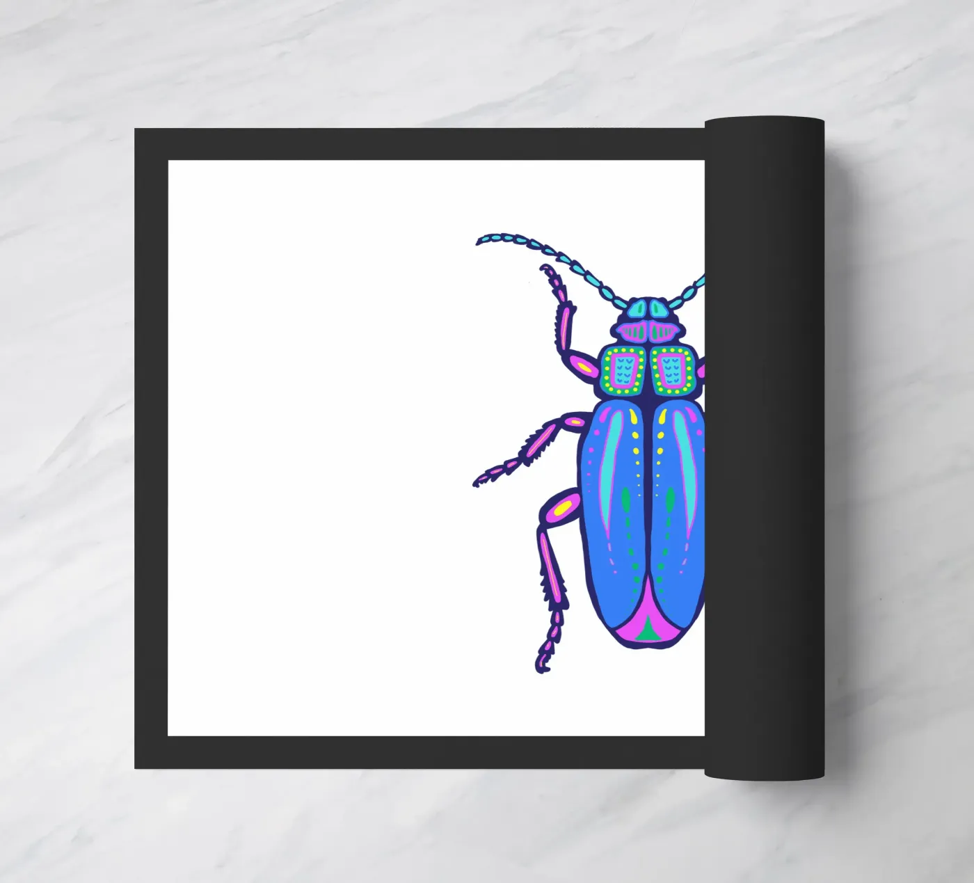 Big Beetle deurmat van Miris bunte Modewelt