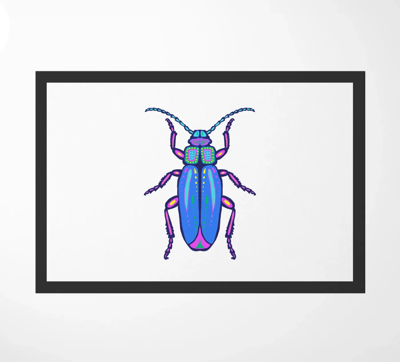 Big Beetle deurmat van Miris bunte Modewelt