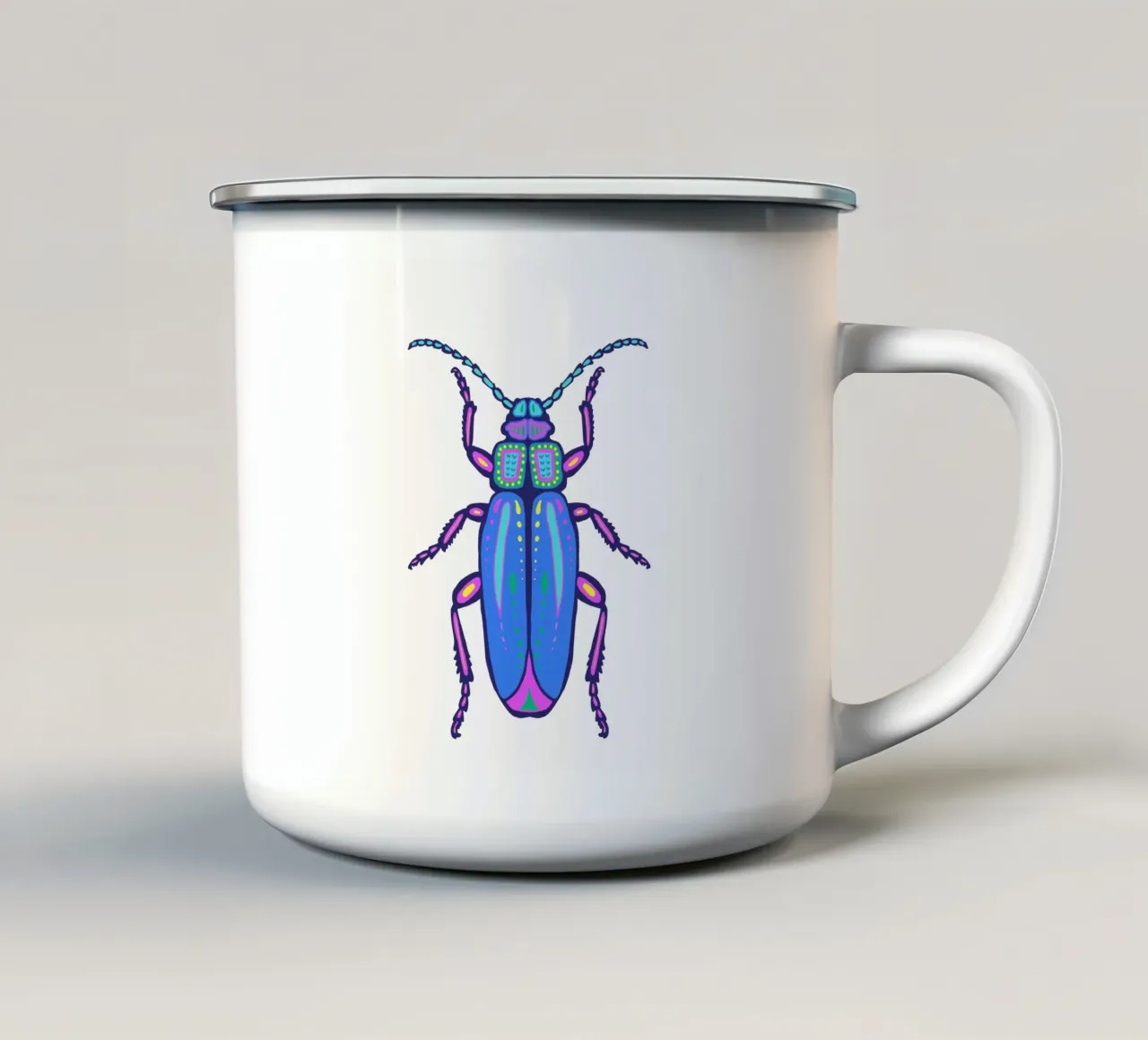 Big Beetle tazza in smalto da Miris bunte Modewelt