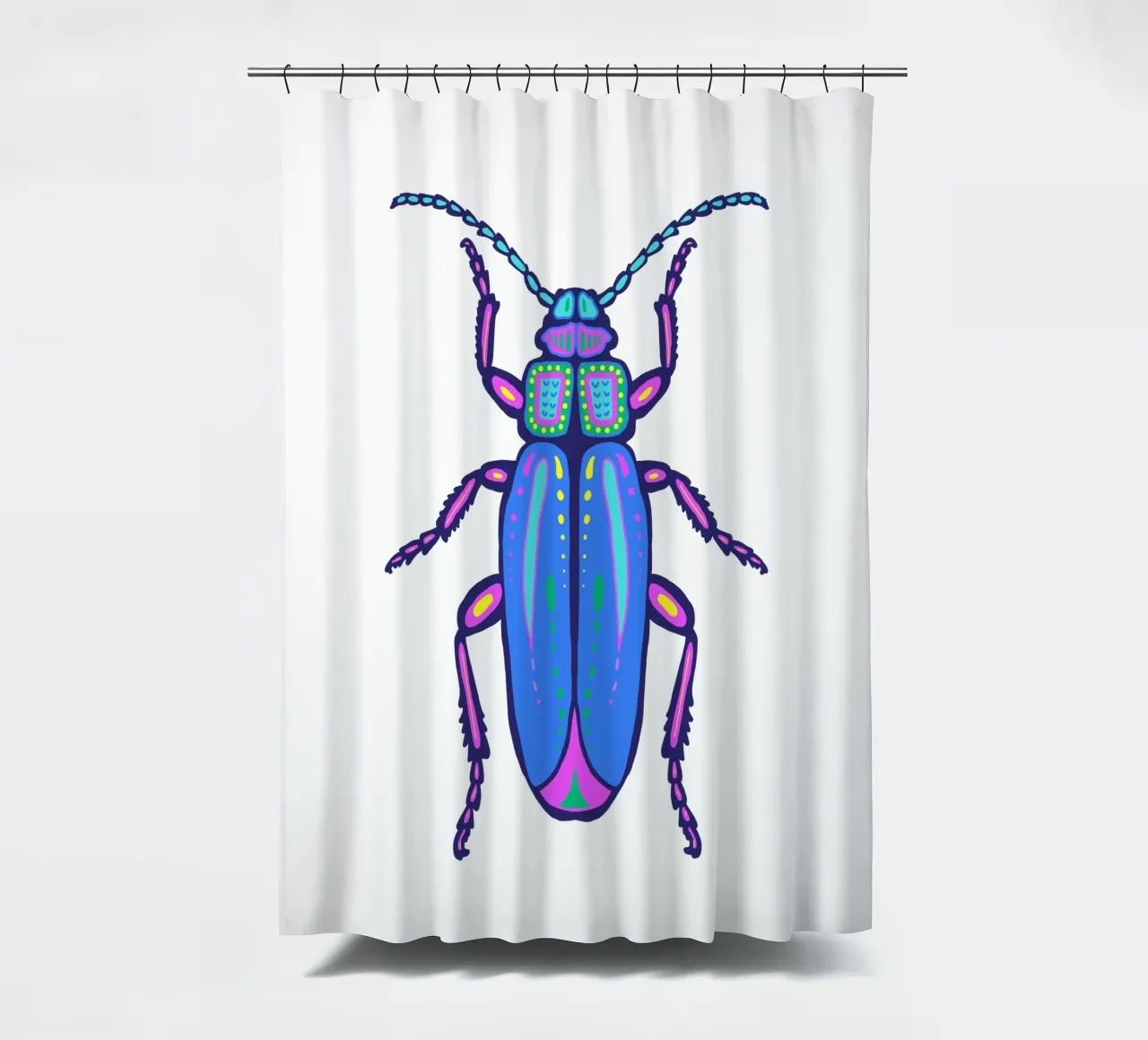 Big Beetle Duschvorhang von Miris bunte Modewelt