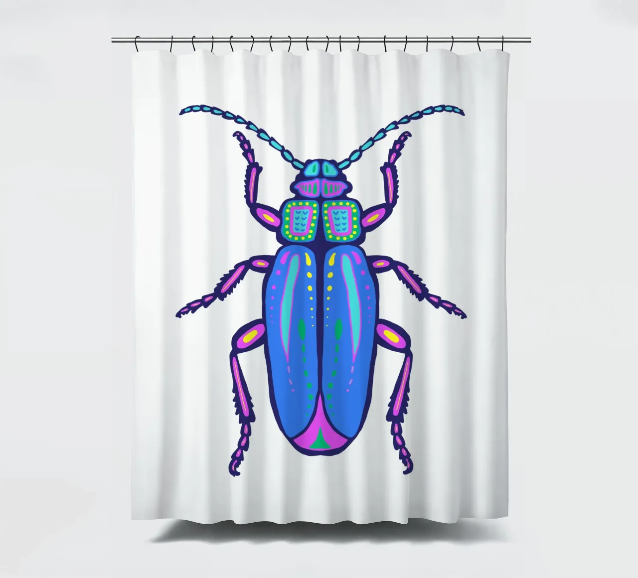 Big Beetle Duschvorhang von Miris bunte Modewelt