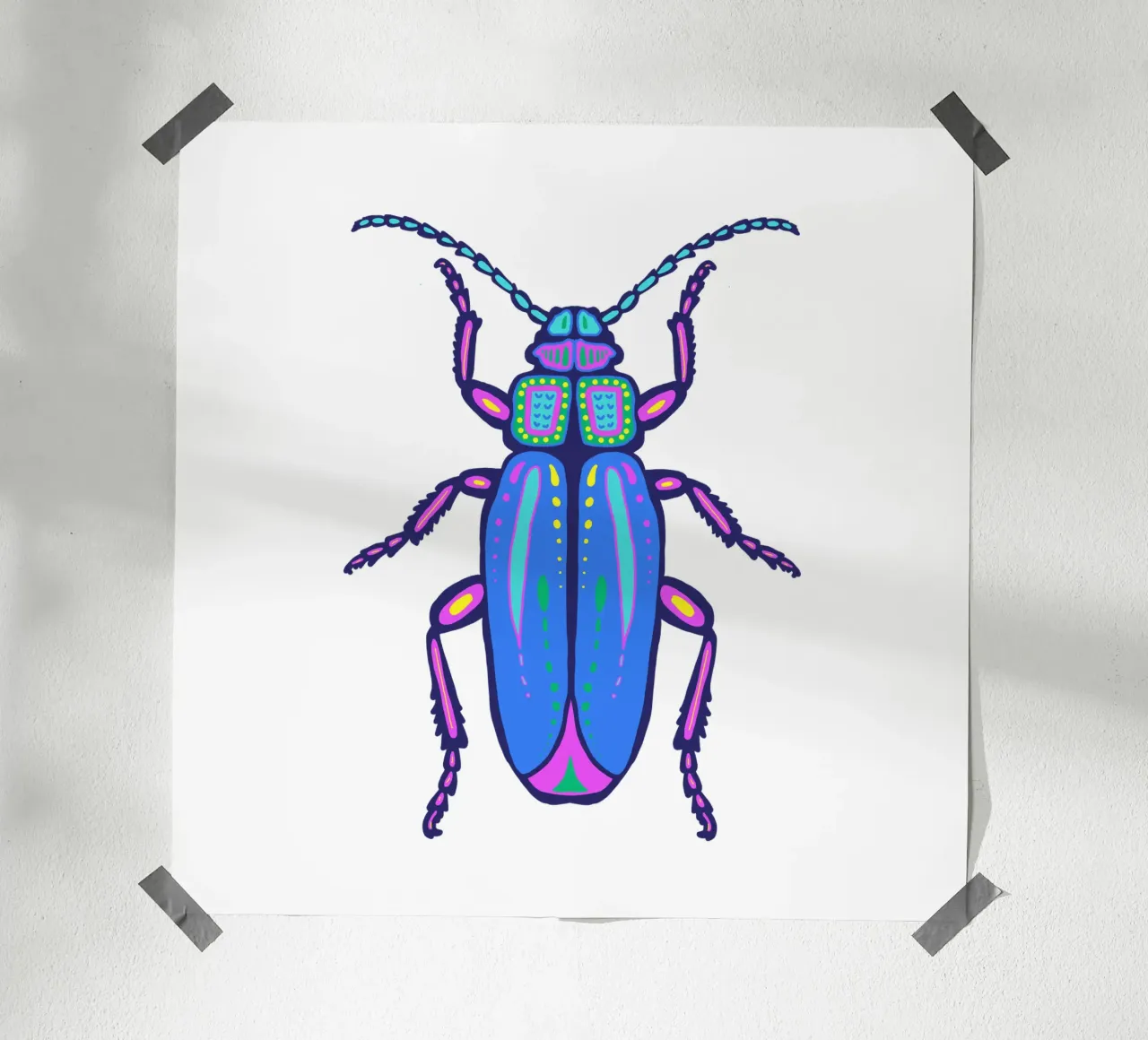Big Beetle poster da Miris bunte Modewelt