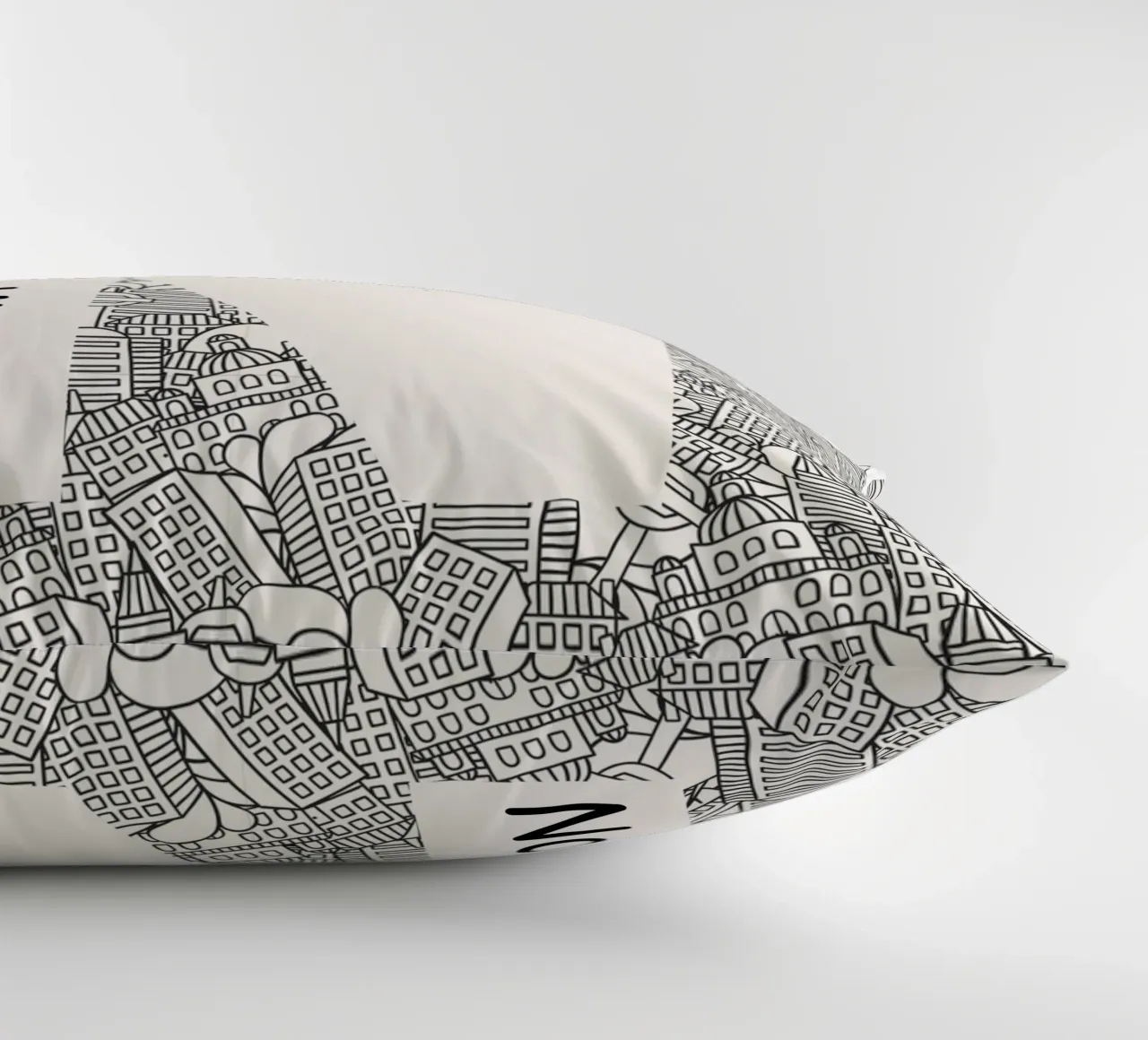 Nome unico cuscino da Doodle Dreams Art