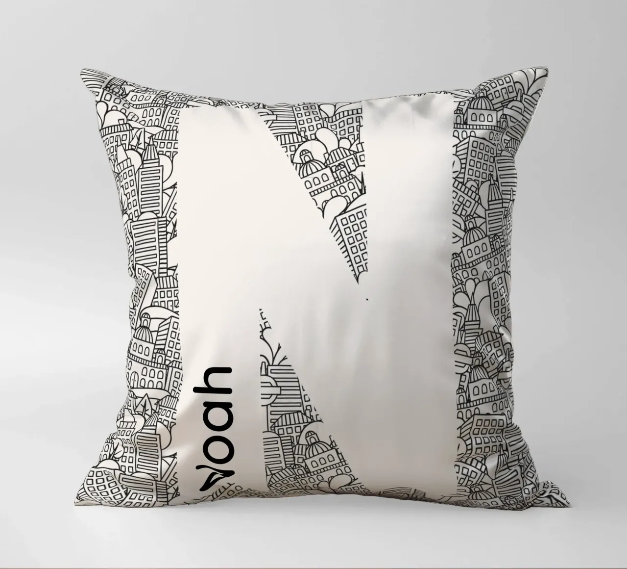 Nome unico cuscino da Doodle Dreams Art