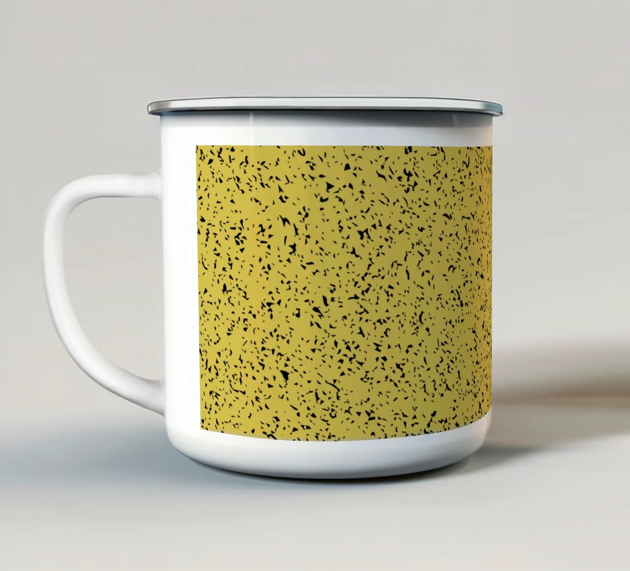 Un nom unique mug en émail de Doodle Dreams Art