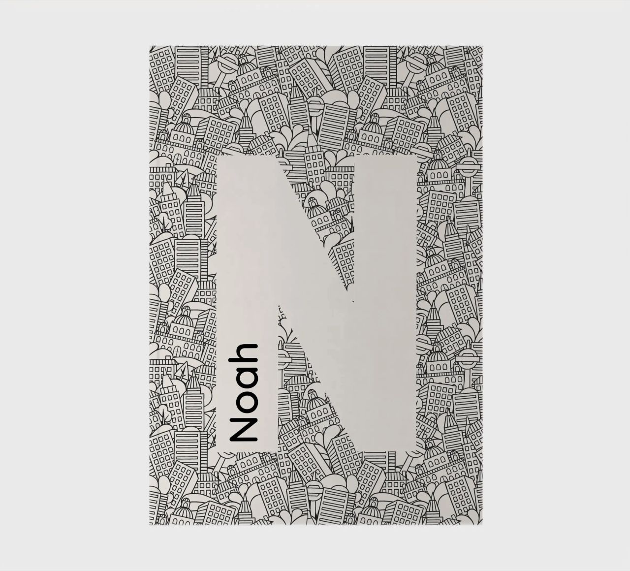 Un nom unique carnet de notes de Doodle Dreams Art