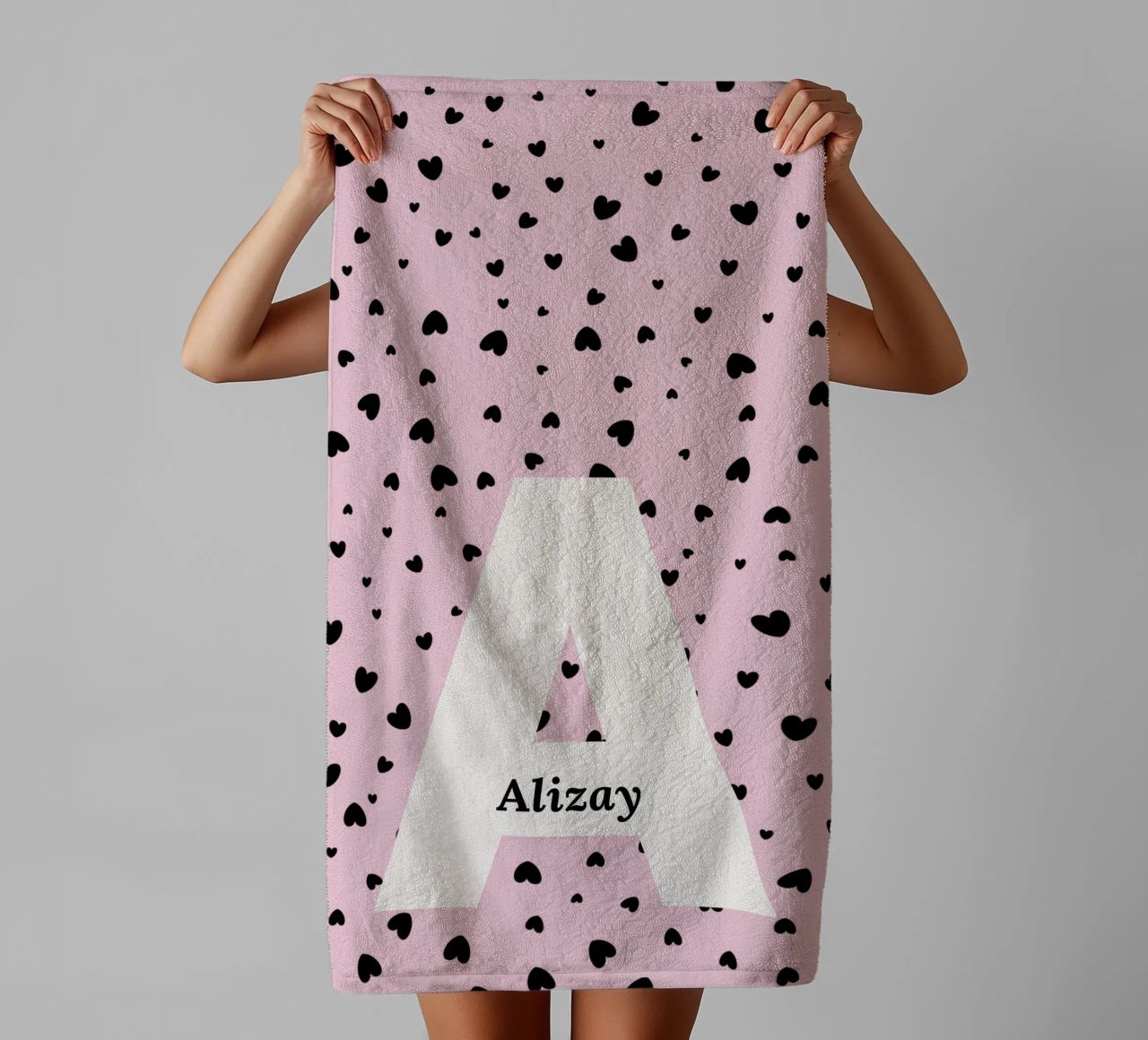 Un nom unique serviette de bain de Doodle Dreams Art