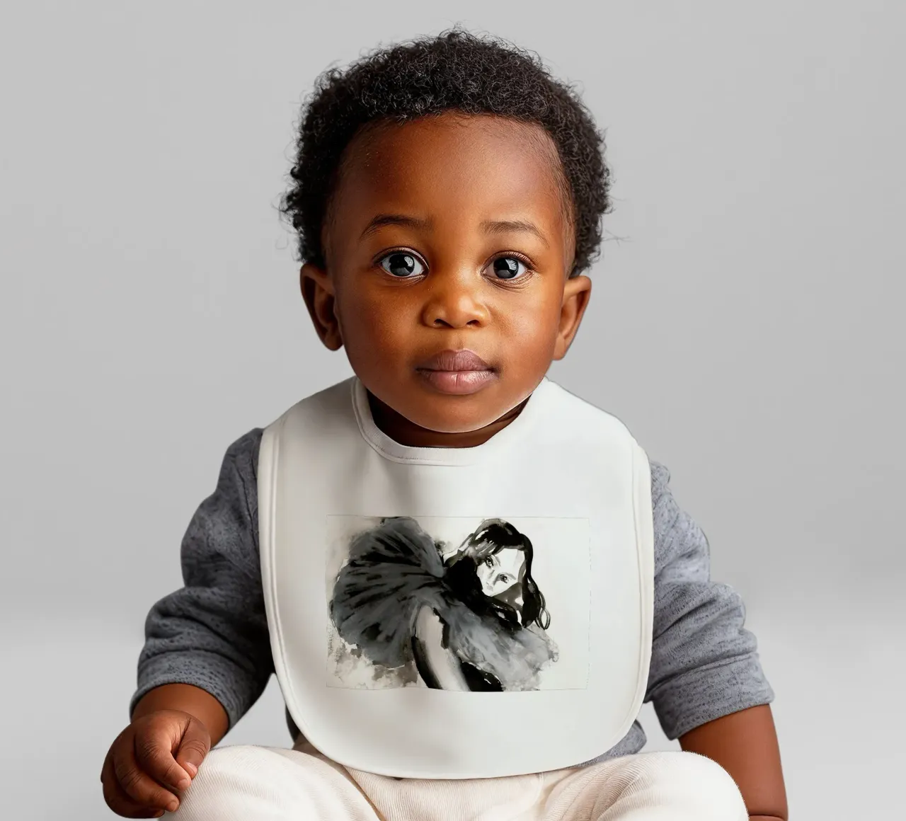 Self-Effacing Fox Babylätzchen von Victoria Verbaan