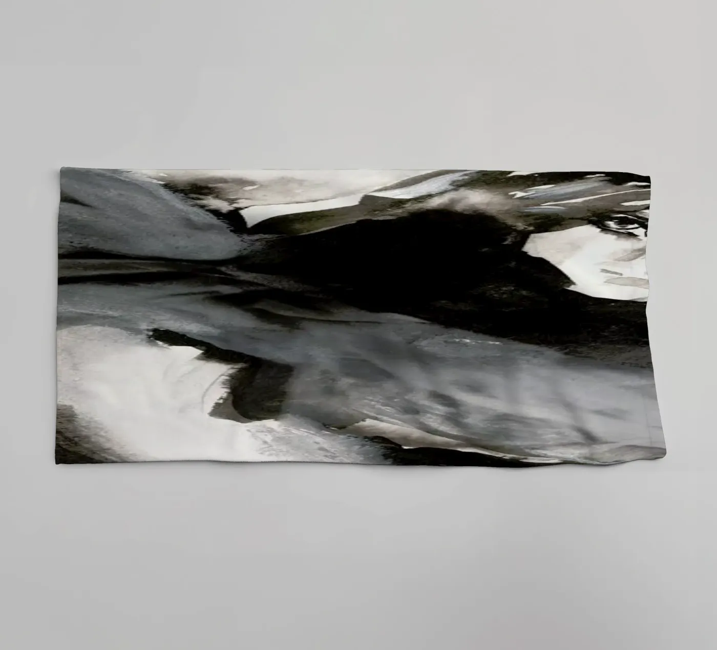 Self-Effacing Fox badhanddoek van Victoria Verbaan