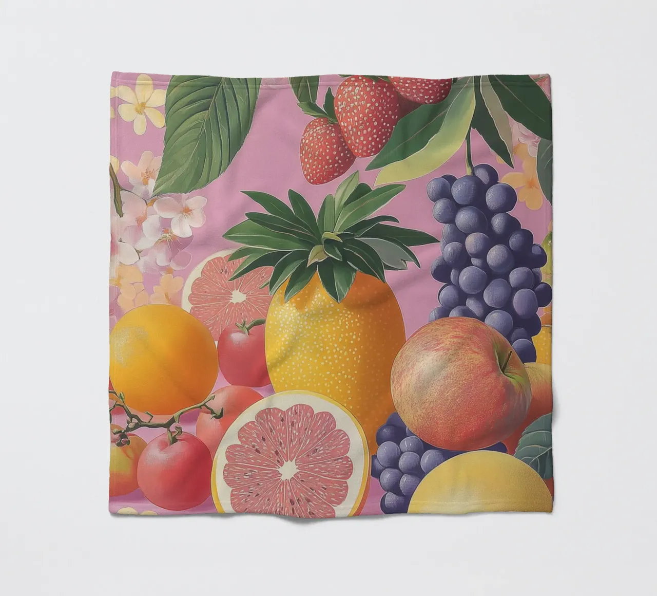 Umore estivo con la frutta coperta in pile da Carinaprint