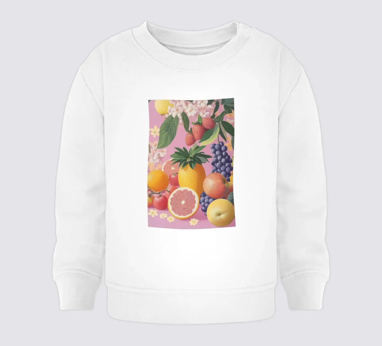 Umore estivo con la frutta felpa neonato da Carinaprint