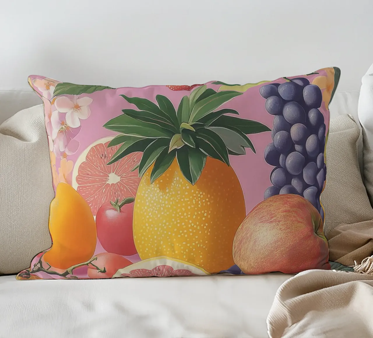 Umore estivo con la frutta cuscino da Carinaprint