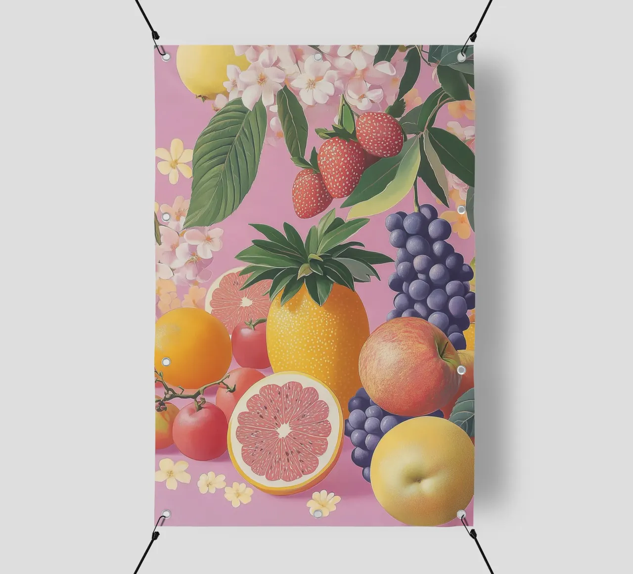 Umore estivo con la frutta telo in pvc da Carinaprint