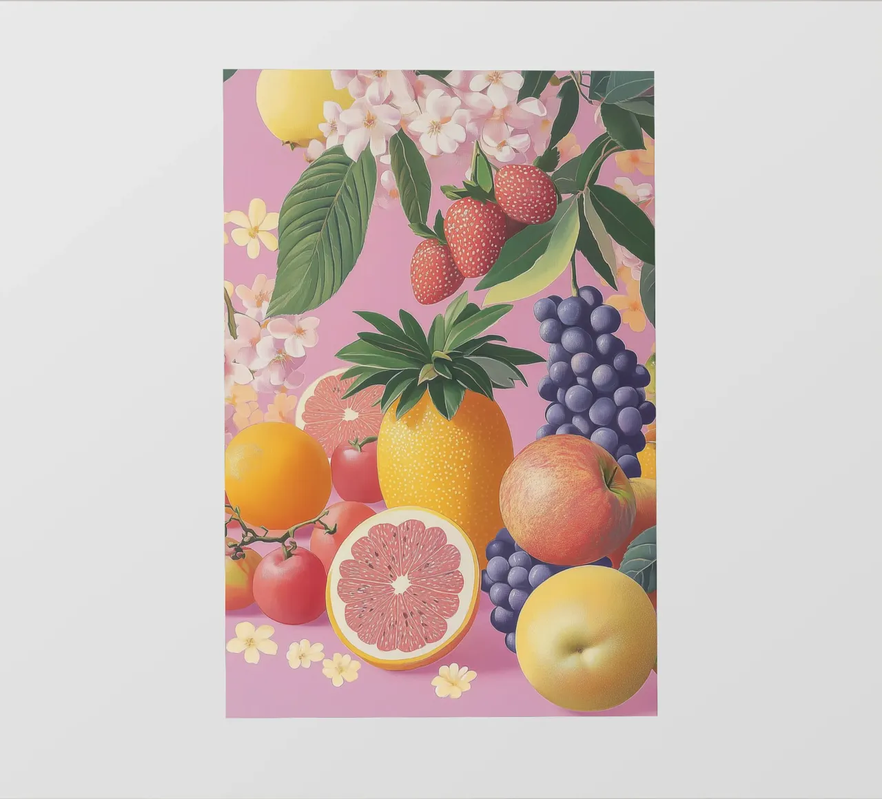 Umore estivo con la frutta telo in pvc da Carinaprint