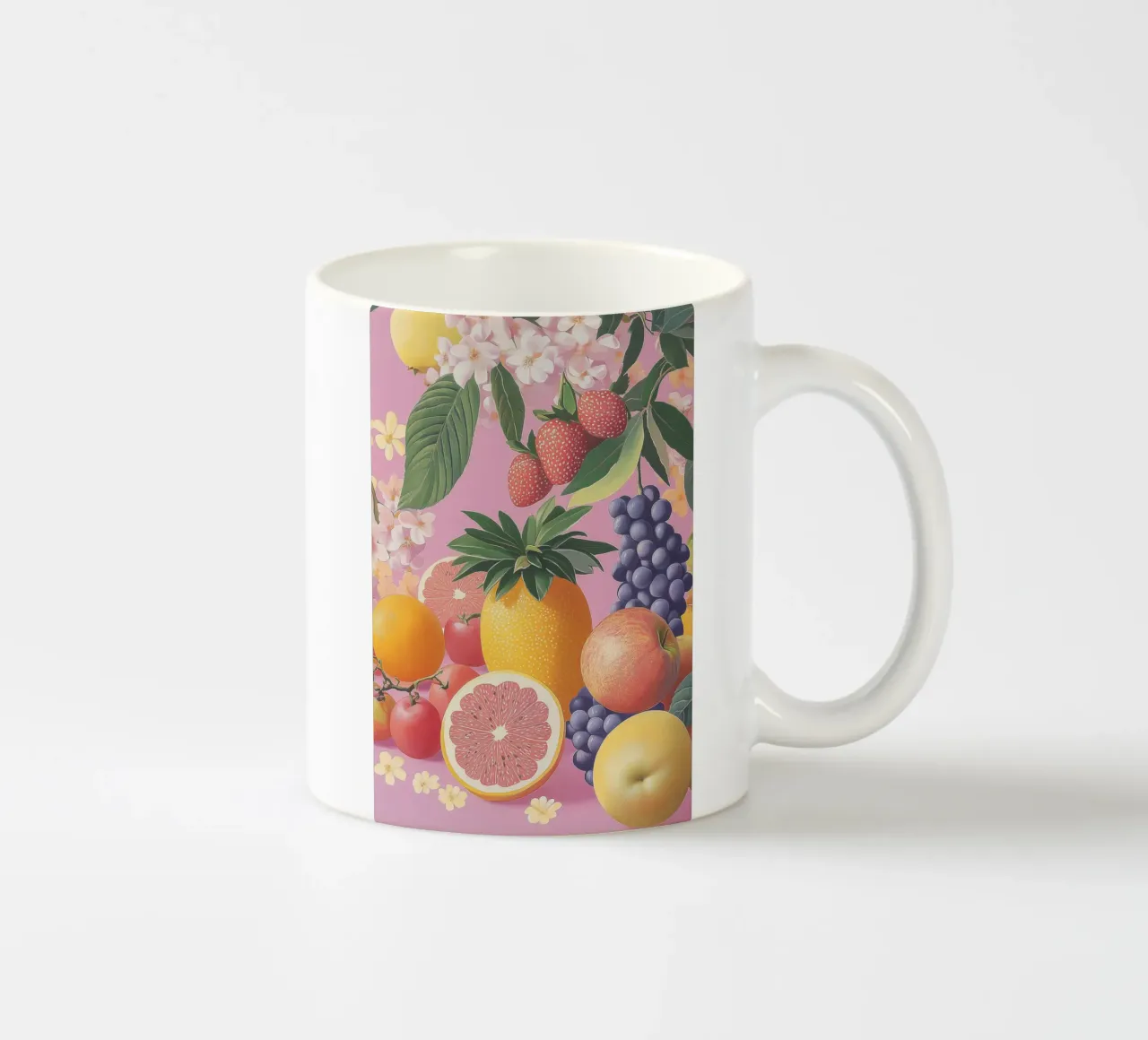 Umore estivo con la frutta tazza in ceramica da Carinaprint
