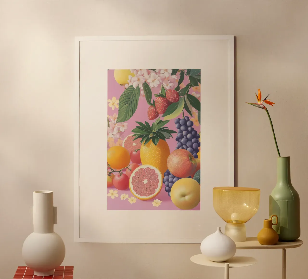 Umore estivo con la frutta carta hahnemühle da Carinaprint