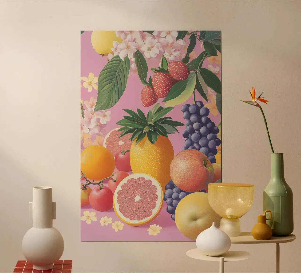 Umore estivo con la frutta carta hahnemühle da Carinaprint