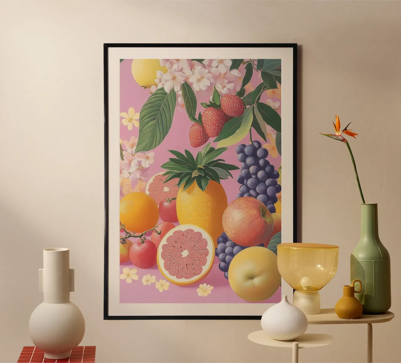 Umore estivo con la frutta carta hahnemühle da Carinaprint