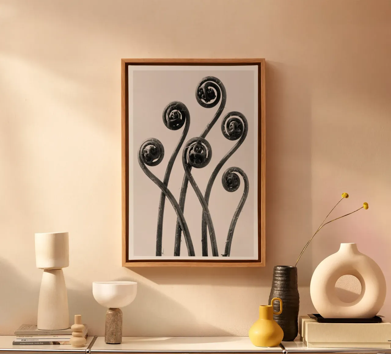 Karl Blossfeldt - Adiantum pedatum 01 tela da Old Masters