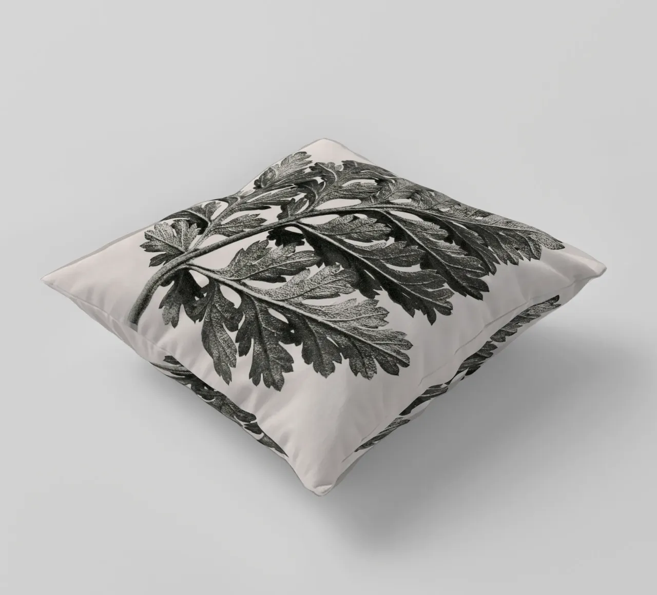 Karl Blossfeldt - Chrysanthemum parthenium cuscino da Old Masters