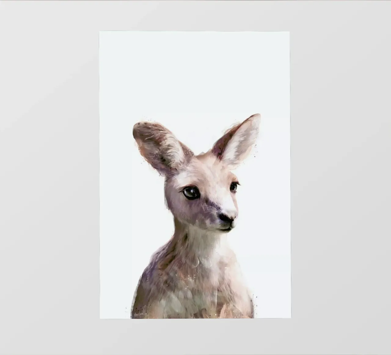 Little Kangaroo telo in pvc da Amy Hamilton