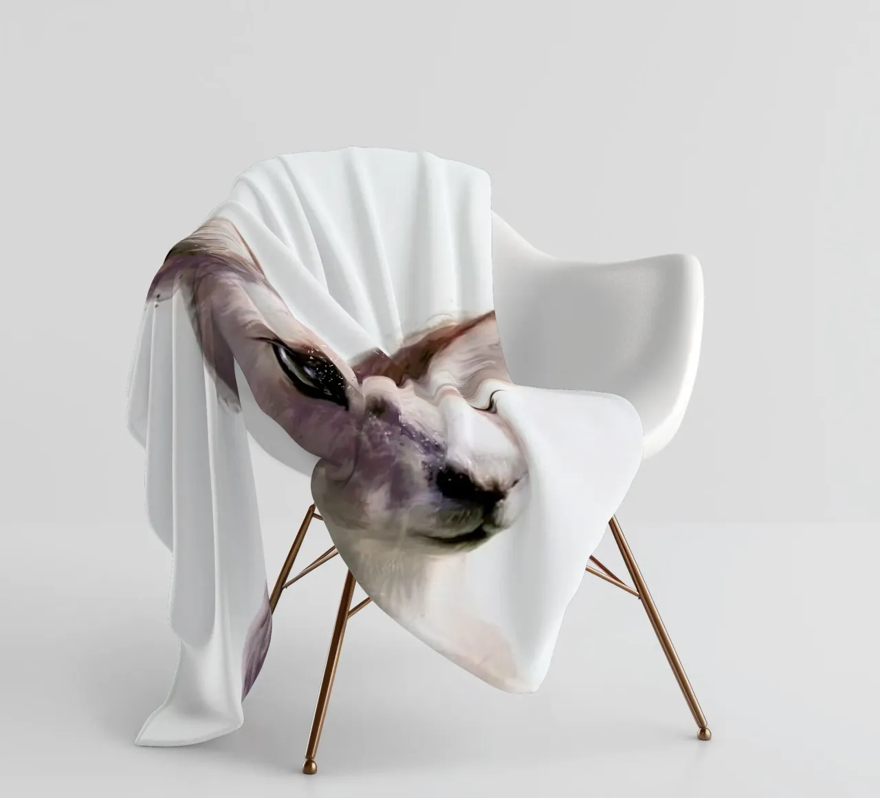 Little Kangaroo coperta in pile da Amy Hamilton